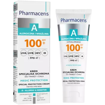 Медицинское изделие: крем специальная защита для лица и тела spf100+, 75 мл Pharmaceris A medic protection