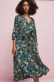 Медицинское платье Medicine, бирюзовый