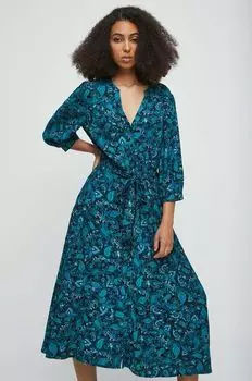 Медицинское платье Medicine, бирюзовый