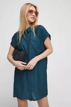 Медицинское платье Medicine, бирюзовый