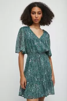 Медицинское платье Medicine, бирюзовый