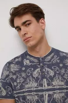 Медицинское поло Medicine, темно-синий