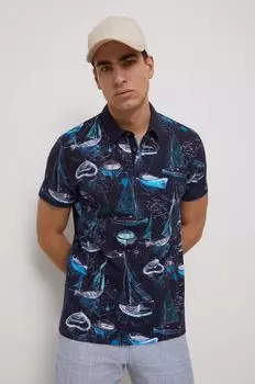 Медицинское поло Medicine, темно-синий