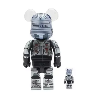 Medicom Версия головы робокопа medicom murphy be@rbrick 100% и 400%, серебряный