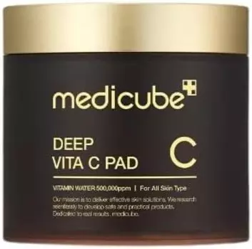 Medicube Deep Vita C Pad, подушечки для лица с витамином С, 70 шт.