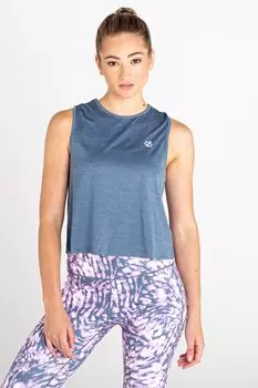 Meditate синяя короткая блузка Dare 2b, синий