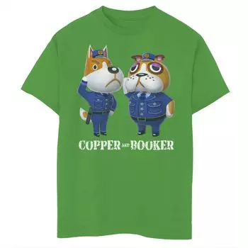 Медная футболка «Букер» Nintendo Animal Crossing для мальчиков 8–20 лет Licensed Character