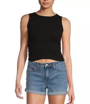 Медная майка со сборками по бокам Copper Key, черный