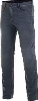 Медные мотоциклетные джинсы V2 Plus Alpinestars, потертый черный перекрас