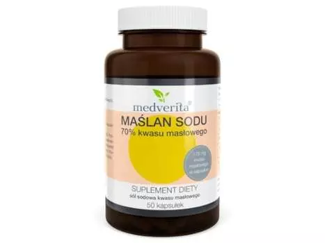 Medverita, Витамины и минералы, Бутират натрия, 50 капс.