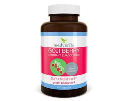 Medverita, Ягоды Годжи, 120 капсул.