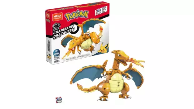 Mega Construx Pokmon Charizard, строительный набор, строительные блоки, коллекционная фигурка, 223 детали