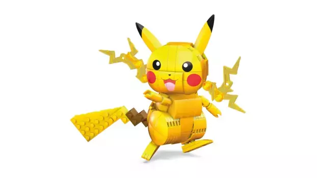 Mega Construx Pokmon Medium Pikachu, детская игрушка, строительный набор, строительные блоки