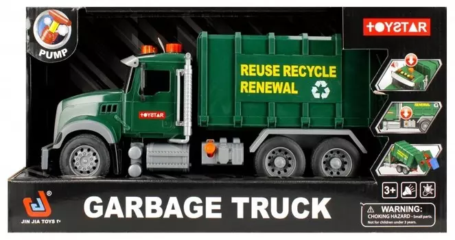 Mega Creative, Грузовик на аккумуляторе, Мусоровоз, 501879