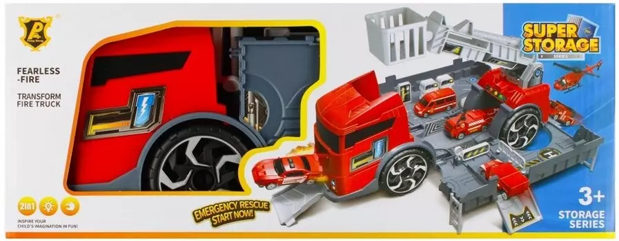 Mega Creative, Грузовик с аксессуарами, Контейнер, 501601