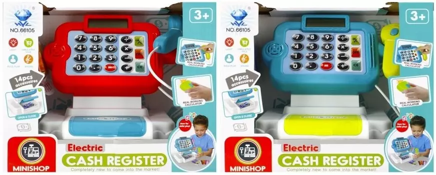Mega Creative, Кассовый аппарат с аксессуарами, 482921
