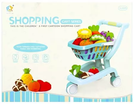 Mega Creative, Тележка для супермаркета с аксессуарами, 482937