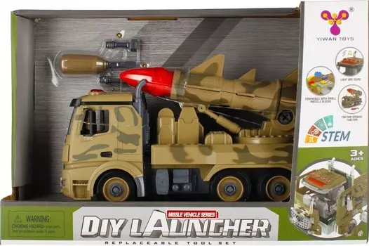 Mega Creative, Военная поворотная машина, звук/свет, 502170