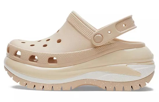 Mega Crush Clog Сабо женские Crocs, цвет Warm Khaki