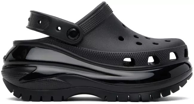 Мега-крушительные сабо Crocs, черный