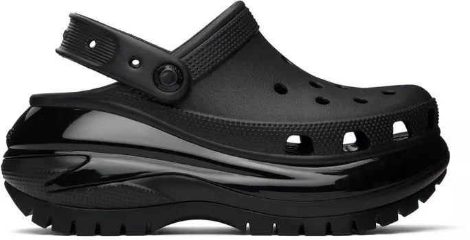 Мега-крушительные сабо Crocs, черный