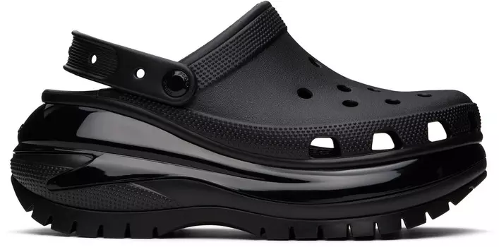 Мега-крушительные сабо Crocs, черный