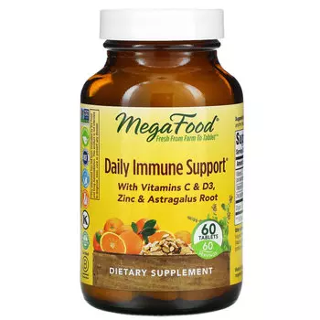 MegaFood, Ежедневная поддержка иммунитета, 60 таблеток