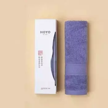 MEGAGROUP 1 полотенце в подарочной упаковке, хлопок, фиолетовый, 33x72 см.