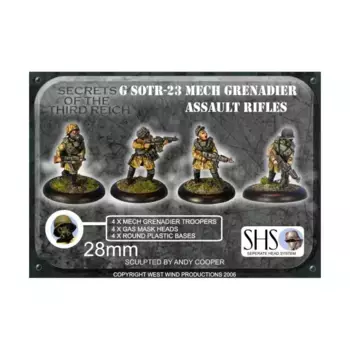 Механические гренадеры с штурмовыми винтовками, Secrets of the Third Reich 1949 - German (28mm)