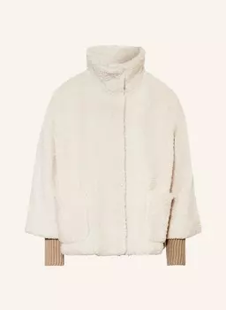 Меховая куртка тедди lilienfels, экрю