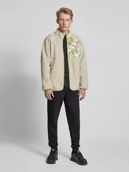 Меховая куртка Тедди с логотипом, модель «HIKING IS A TEAM» PUMA PERFORMANCE, кремовый