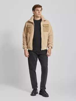 Меховая куртка Тедди с нагрудными карманами Antony Morato, бежевый