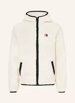 Меховая куртка Тедди Tommy Jeans, экрю