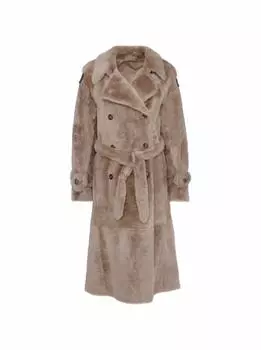 Меховая шуба Brunello Cucinelli
