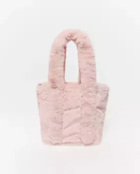 Меховая сумка-шоппер Sfera, бежевый