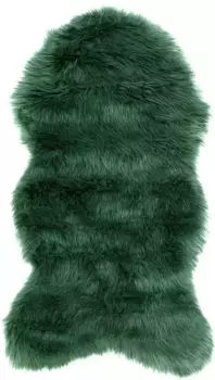 Меховой ковер для дома "Валерия" Home affaire 50х90 см, цвет flaschengrn
