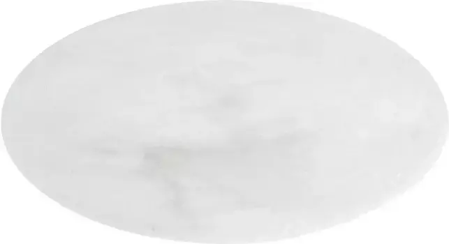 Меховой ковер для моего дома "Кролик", круглый, высота 42 мм, круглый ковер, особенно мягкий благодаря микрофибре, пушистый искусственный мех, на ощупь кроличий мех My home 200 см, белый