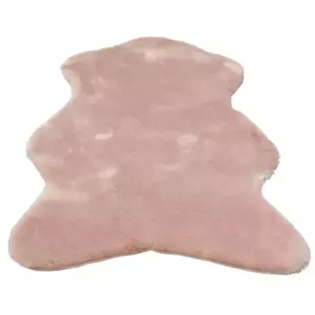 Меховой ковер Dreams «Овчина», в форме меха, высота 20 мм, искусственный мех, можно стирать, мягкий и приятный, идеально подходит в качестве коврика для кровати, розовый