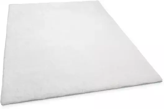 Меховой ковер Джино Фальконе "Мягкий коврик Кьяра", прямоугольный, искусственный мех, ощущение кроличьего меха, особенно мягкий длинный ворс Gino Falcone 40х60 см, белый