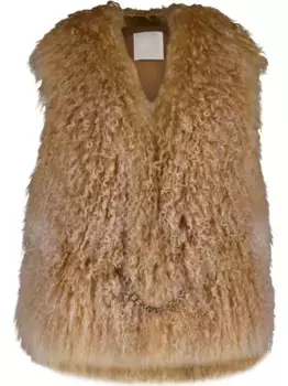 Меховой жилет Givenchy, нейтральный