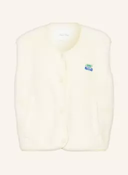 Меховой жилет Тедди American Vintage, экрю