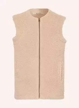 Меховой жилет тедди Garcia, бежевый