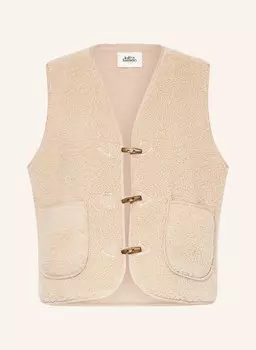 Меховой жилет Тедди Хьюгол Lollys Laundry, бежевый