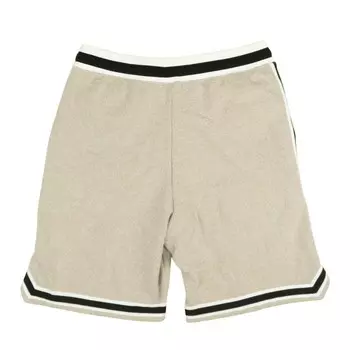 Меховые махровые шорты John Elliott Game - Пшеница, бежевый