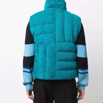 Меховые мужские синие Bottega Veneta, синий