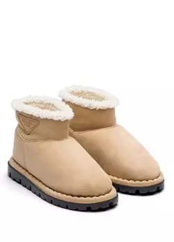 Меховые сапоги Prada