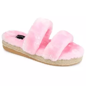 Меховые тапочки Relaxx Journee, розовый