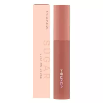 Meilinda Блеск для губ с сахарным покрытием 4мл. 05 Карамель Миндаль, Caramel Almond