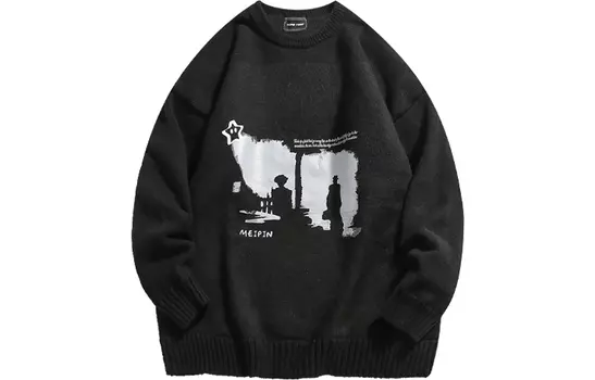 MEIPIN TANG Свитер унисекс, Черный