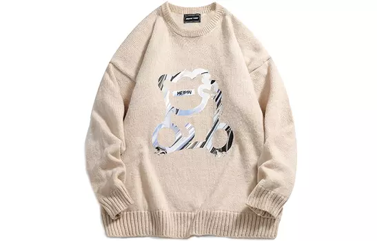 MEIPIN TANG Свитер унисекс, Черный (на флисовой подкладке)